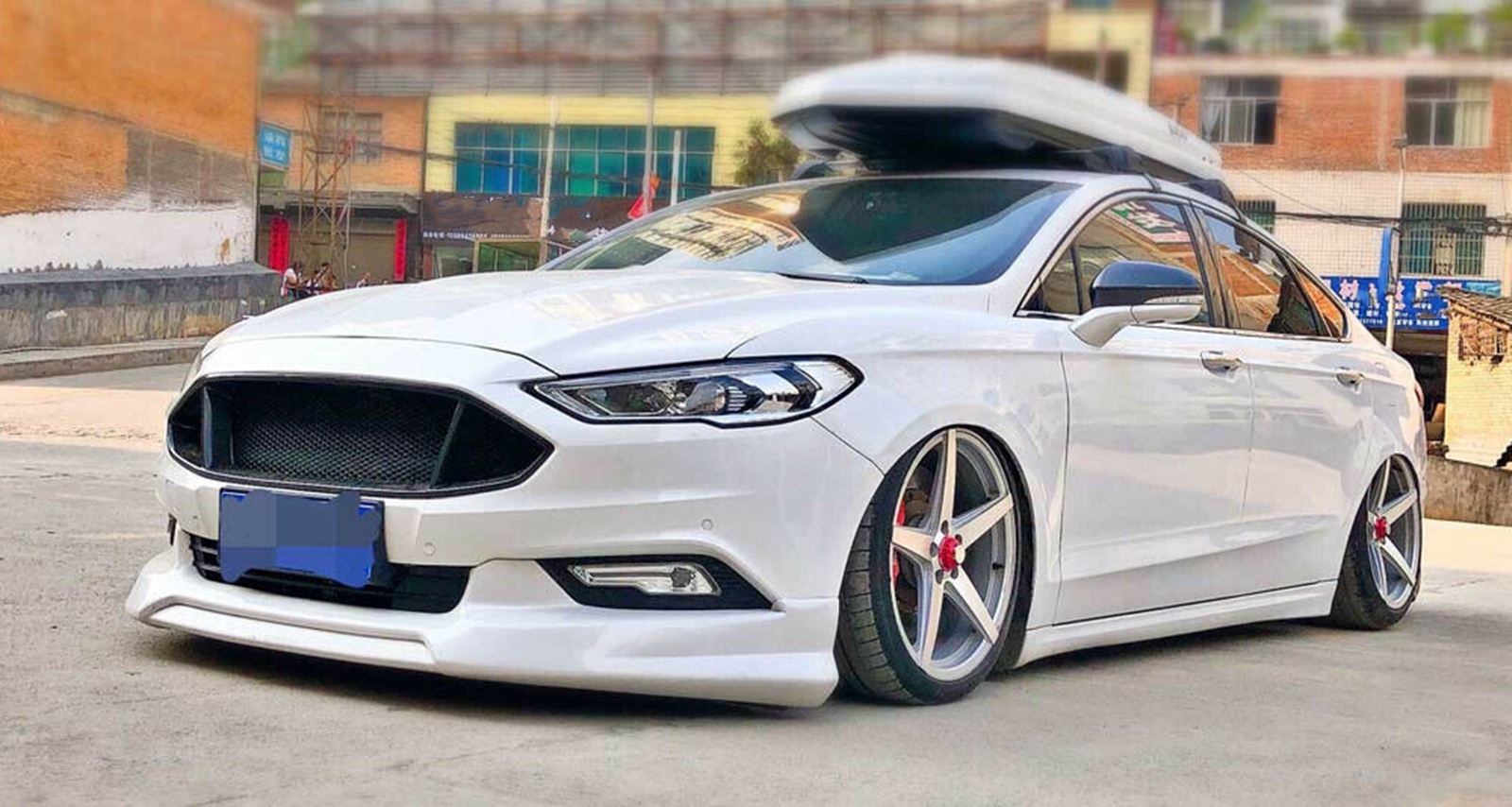 For Ford Mondeo Fusion 2017-18 Front Bumper Upper Grille