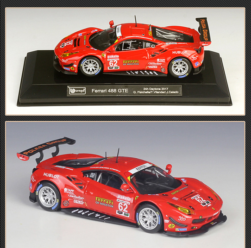  Burago  1  43 Ferrari Racing Diecast Car Model Hardcover 