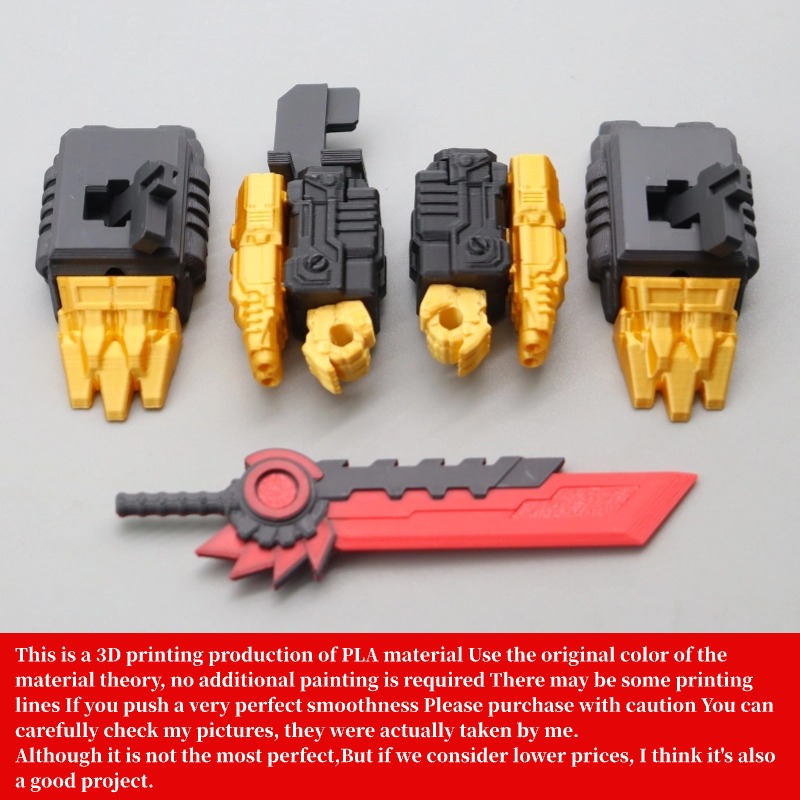 3D Printing Hand Foot Weapon Upgrade Kit For Legacy Core Dinoking