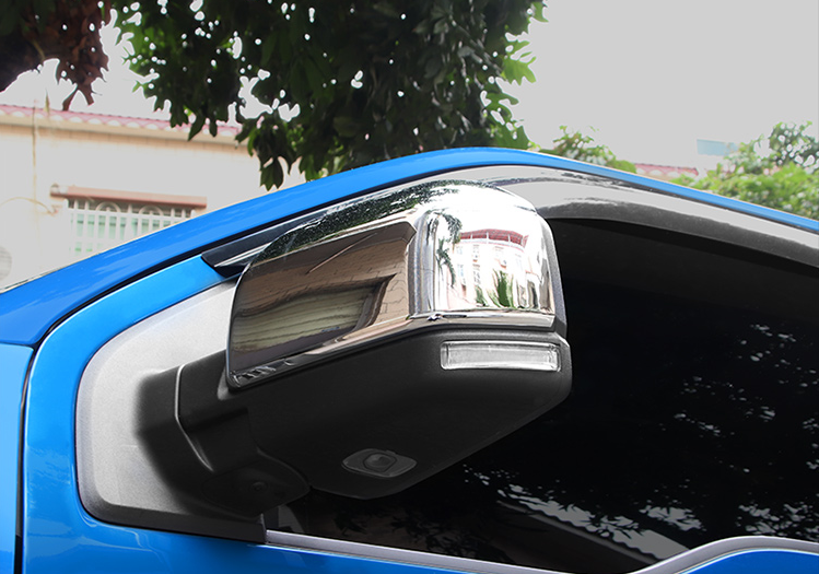 Fit for 2015-2020 Ford F-150 Chrome ABS Rear View Side Mirror Cover