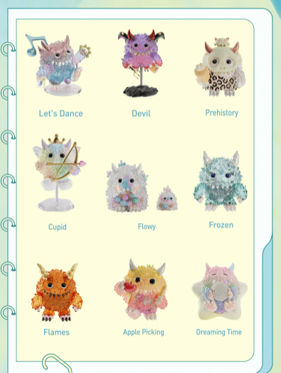 POP MART Instinctoy Monster Fluffy Joyful Life Series
