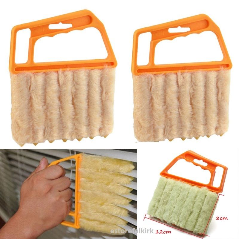 7 SLAT BLIND CLEANER BRUSH DUSTER BLINDS EASY CLEANING TOOL
