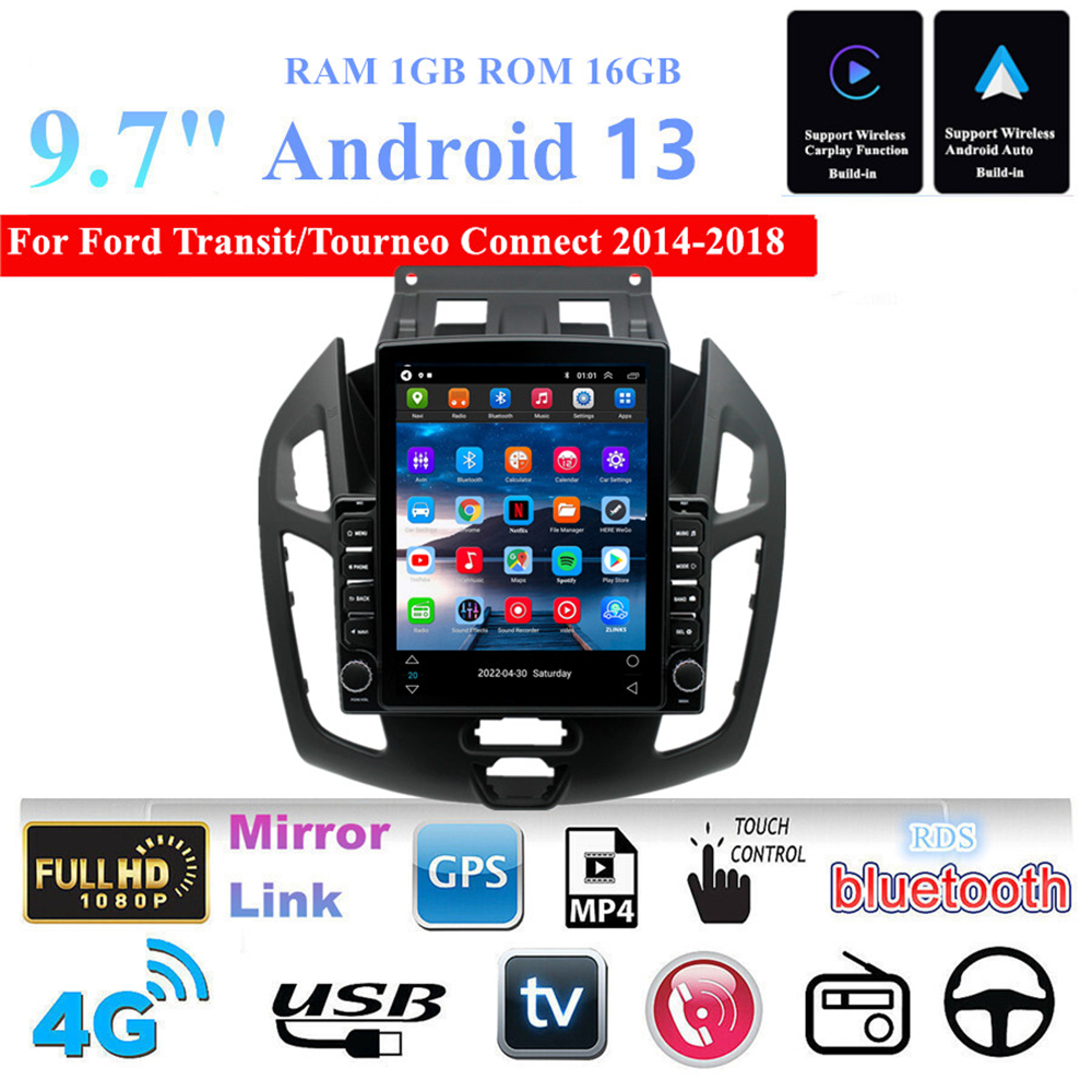 Android 12 Car Stereo For Ford Transit Connect (2013-2018)