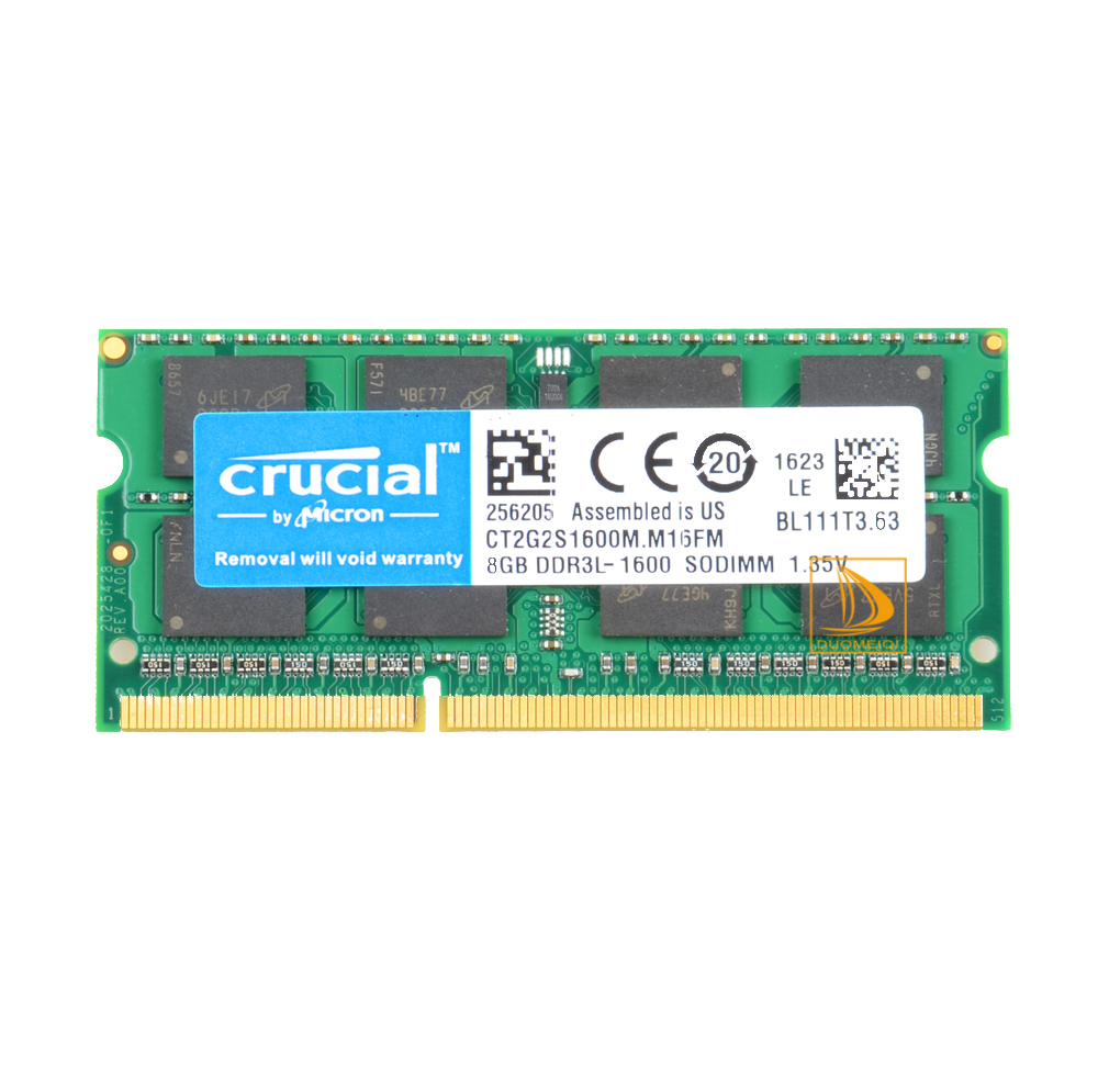 32GB Di RAM Crucial (4x8GB) DDR3 1600 MHz PC3L-12800 - Memoria Desktop UDIMM 240-pin