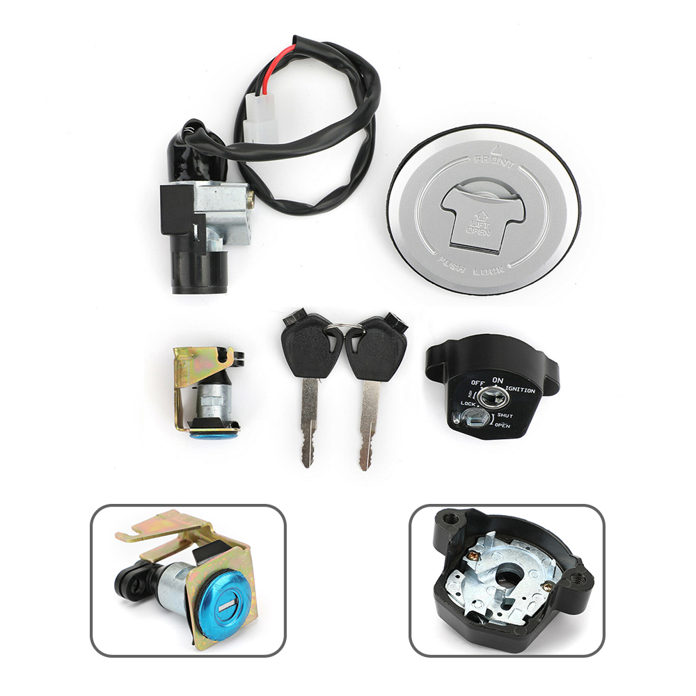 LY Ignition Switch Fuel Gas Cap Seat Lock Key Replacement Para Kay Yamaha Ybr125 Ybr 125 2007 2014 I.1395485357