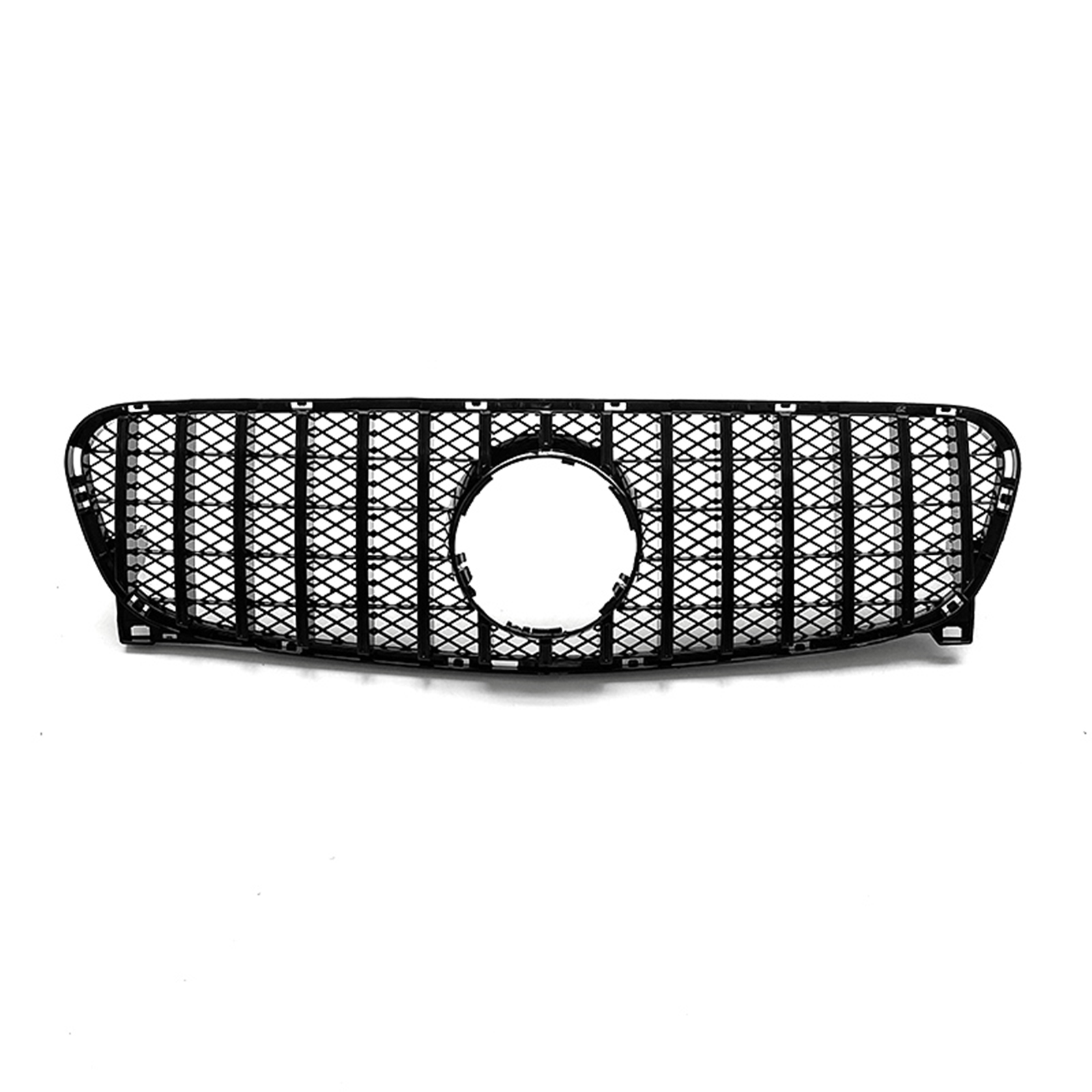 GTR Panamericana Front Grille For Benz 2014-16 GLA X156 GLA200 GLA250 GLA45  BLK