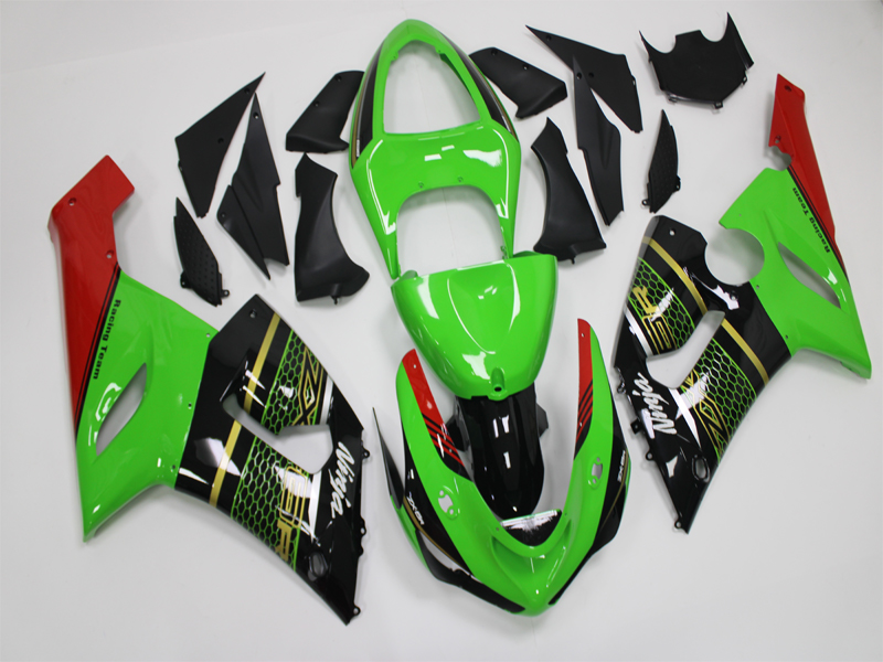 mico様 MSA Injection Green Plastic Fairing Kit Fit for Kawasaki