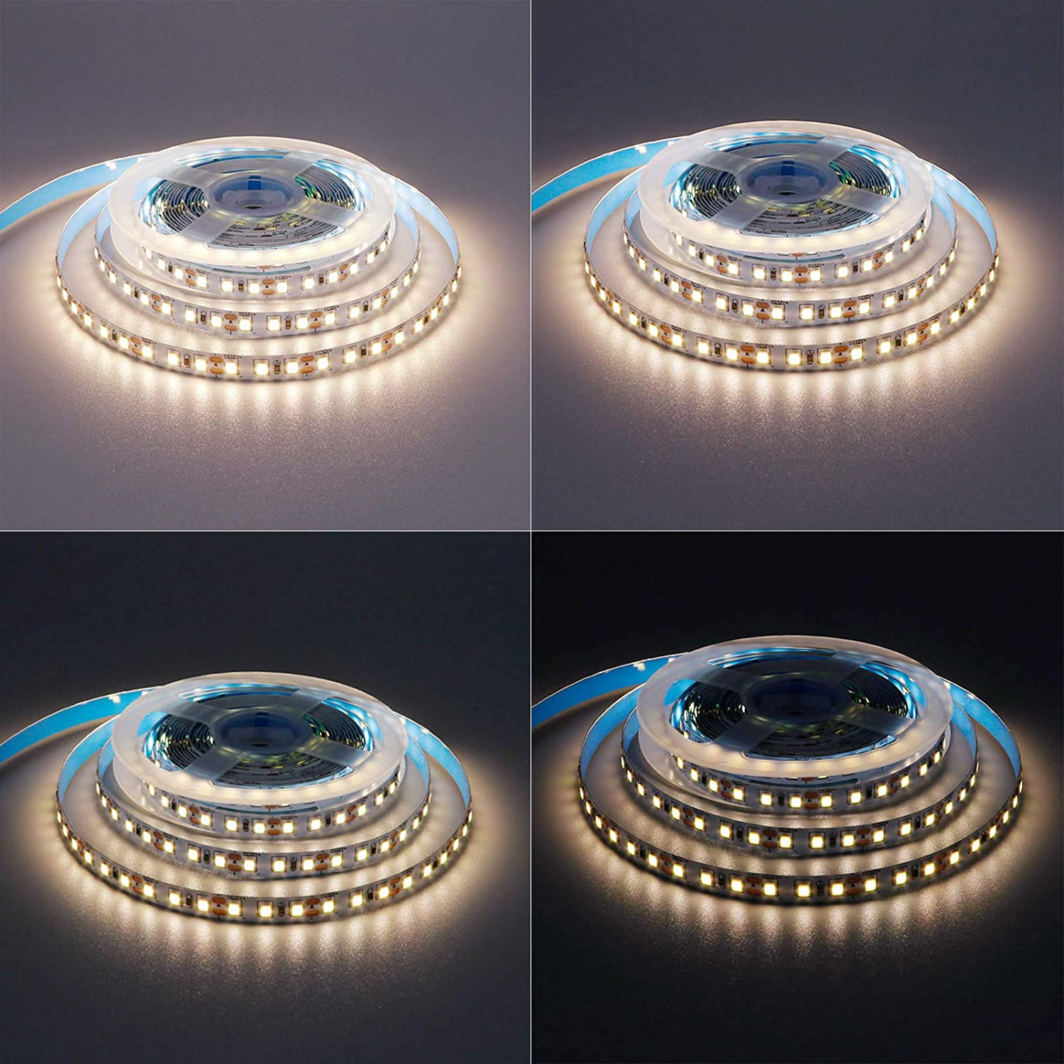 thumbnail image 2 of 16FT Flexible LED Strip Light, Natural White 4000K, SMD 2835, 12V 5 Meters 2 of 14