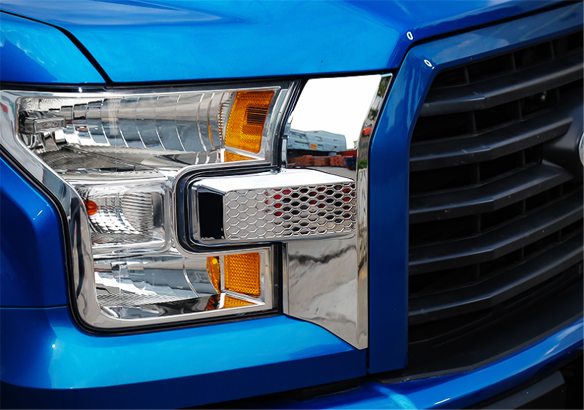 Fit for 20152016 Ford F150 Chrome ABS Exterior Head Fit for 20152016 Ford F150 Chrome ABS Exterior Head