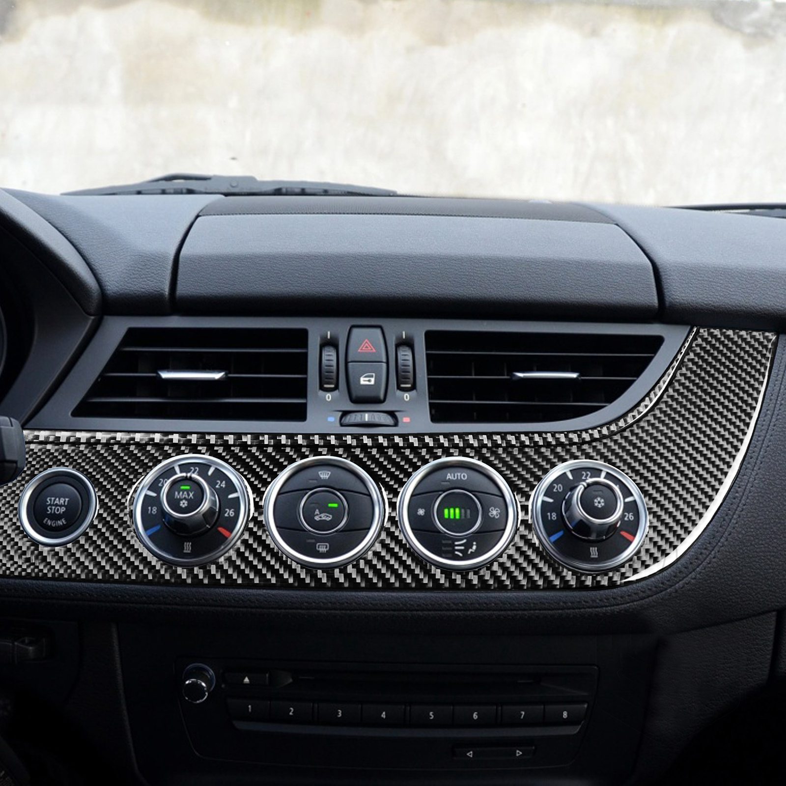 Copertura Decorativa Per Pomello Cambio In ABS Nero Per BMW Z4 E89 2009-2016 – Accessorio Interno Elegante E Resistente