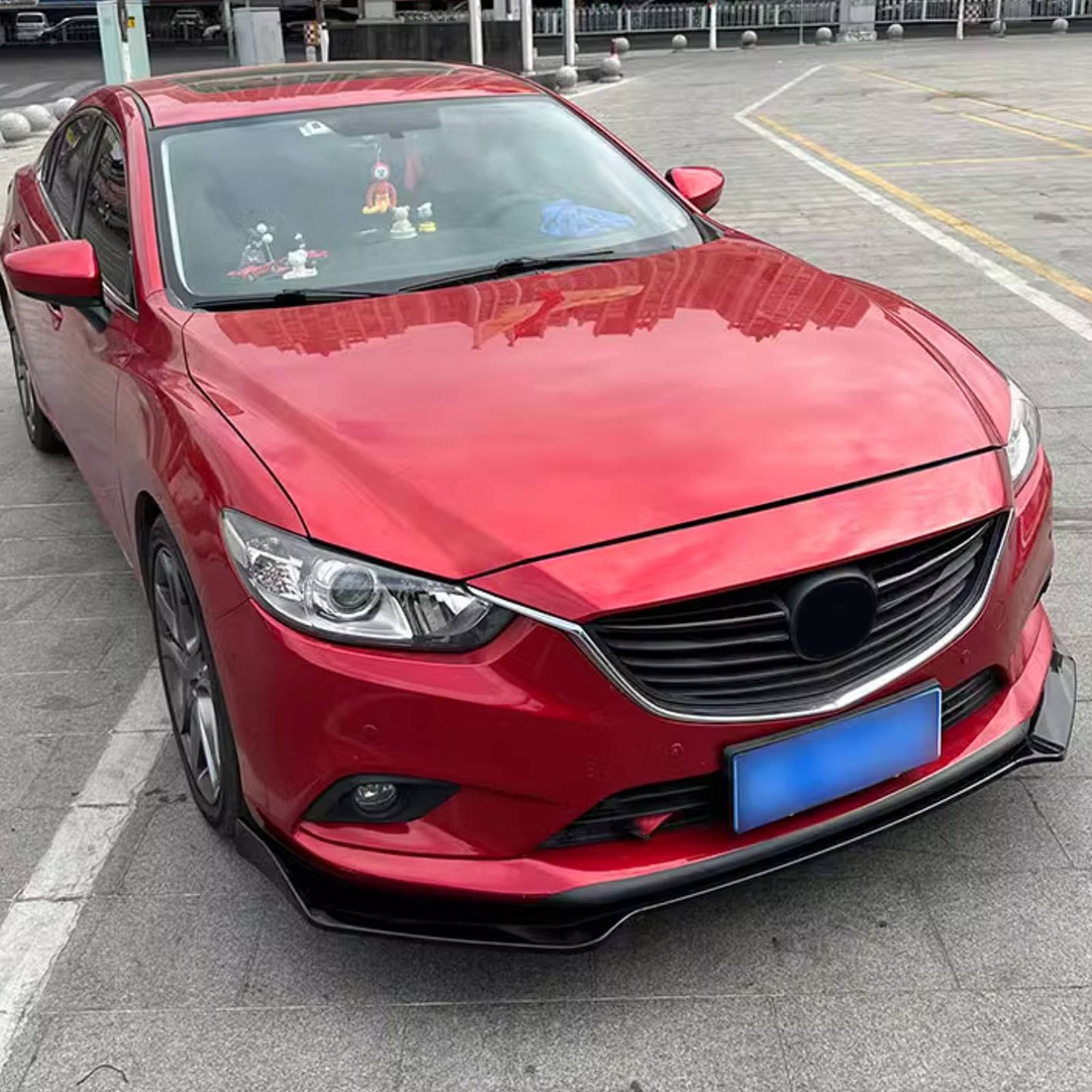 For 20-21 Mazda 6 Atenza Glossy Black Front Bumper Body Kit Lower