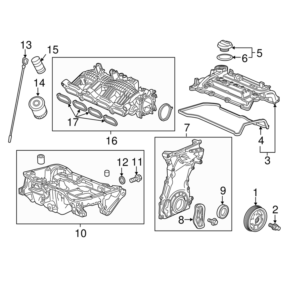 New Cover Assembly Cylinder Head 12310-6A0-A01 For Honda CR