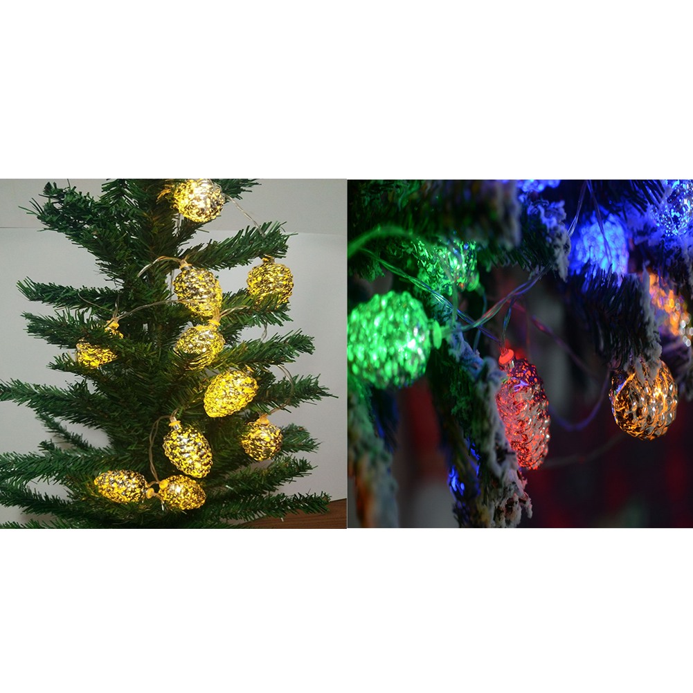 Led Pinecone Christmas Tree Lights Battery Pine Cone String Fairy Led Pinecone Christmas Tree Lights