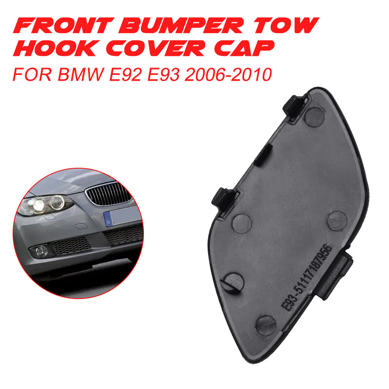 Rear Bumper Tow Hook Eye Cover For BMW E92 E93 3-Series (2006-2009) 328i 335i | OEM Fit