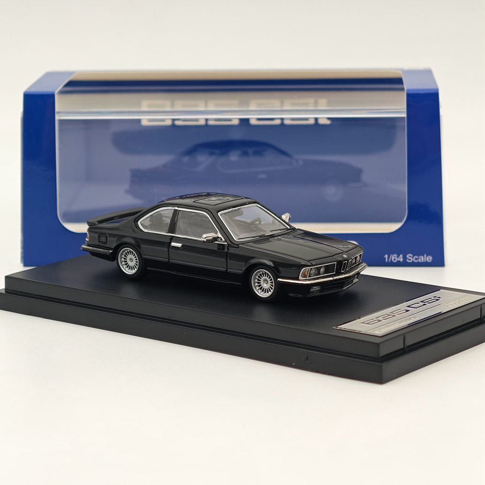 品質のいい STREET WARRIOR Diecast Black CSI 635 Series 6 E24 BMW 1/64 ミニカー