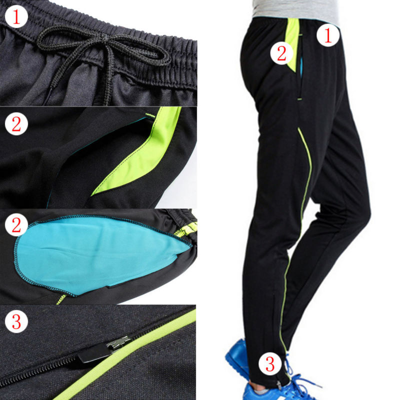 Men's Striped Track Pants w Pockets Drawstring Sports Sweat