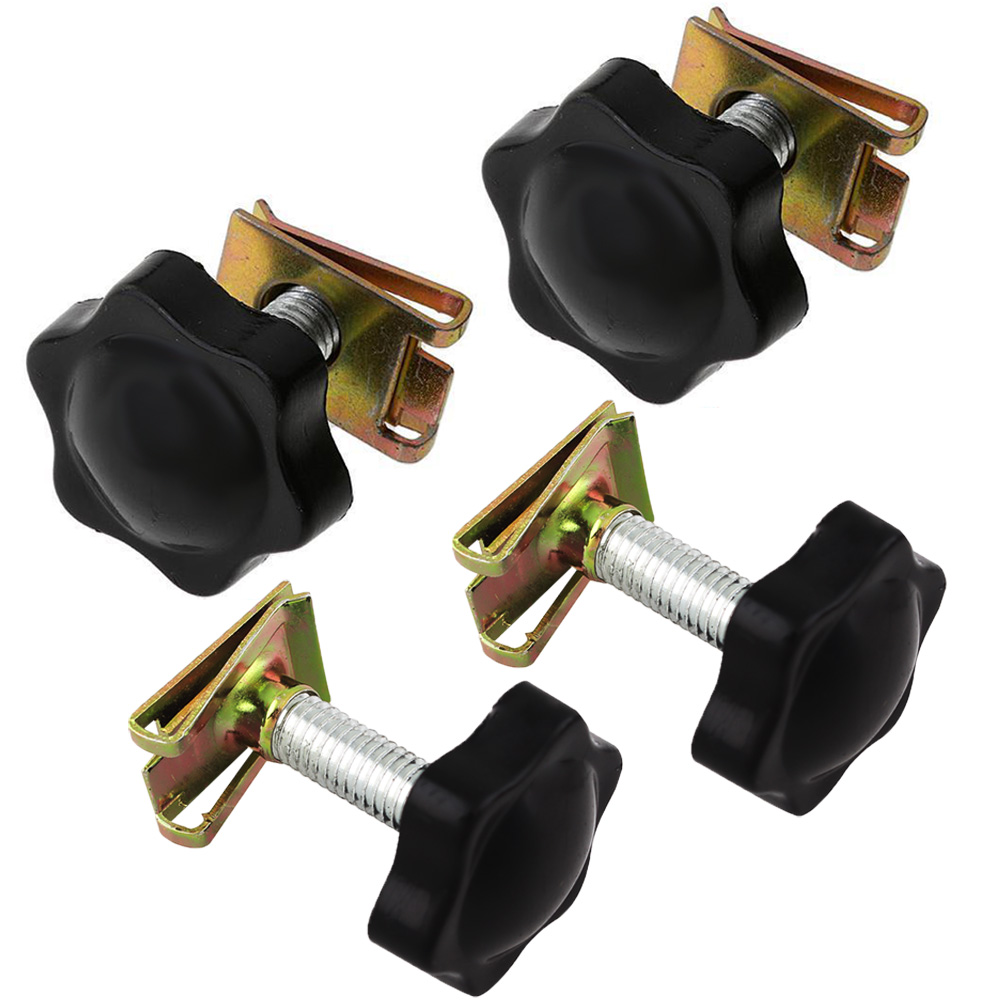 4Pcs Quick Release Saddlebag Installation Hardware Mount Bolts Screws