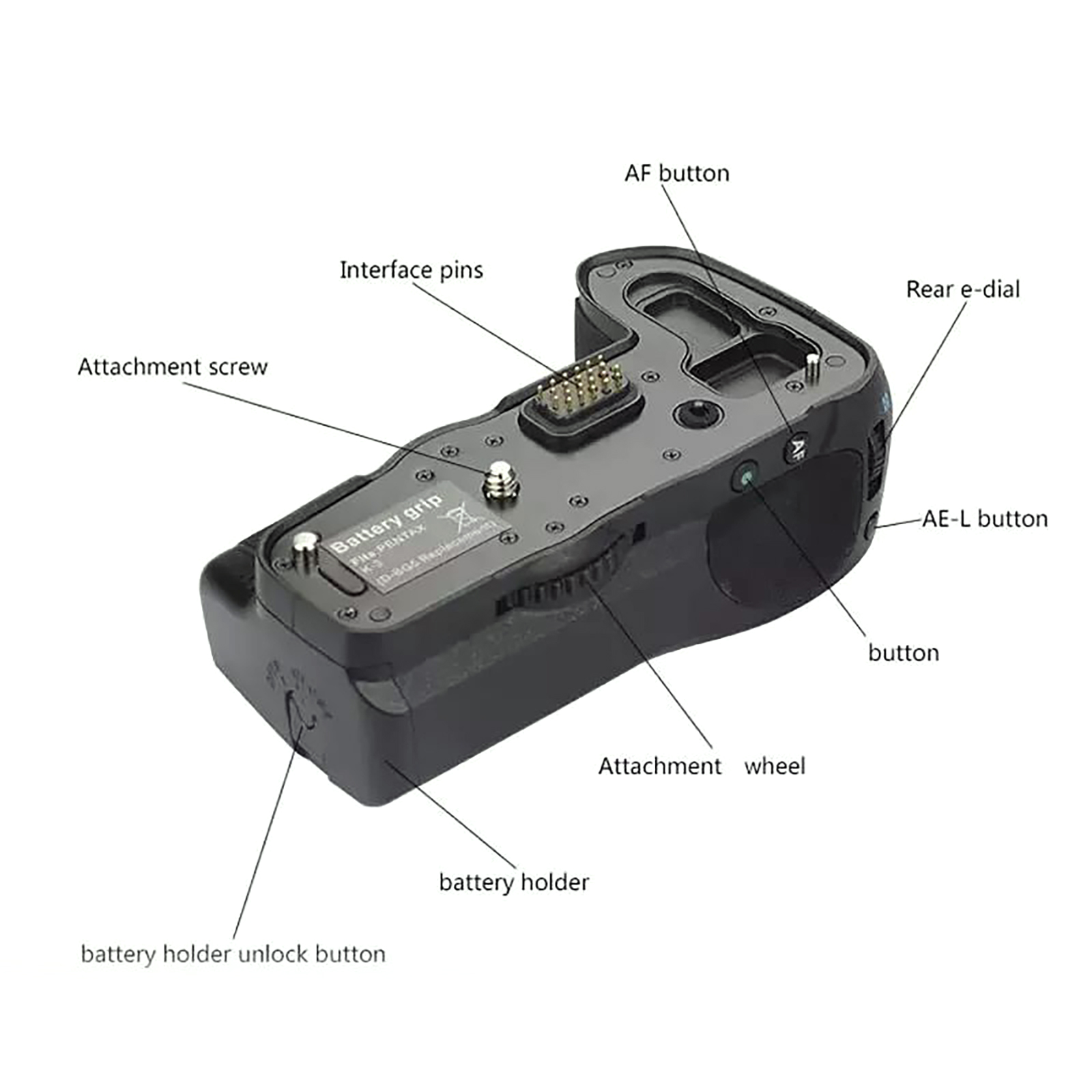 D-BG4 Battery Grip Vertical Shooting Accessories For Pentax K-5 K