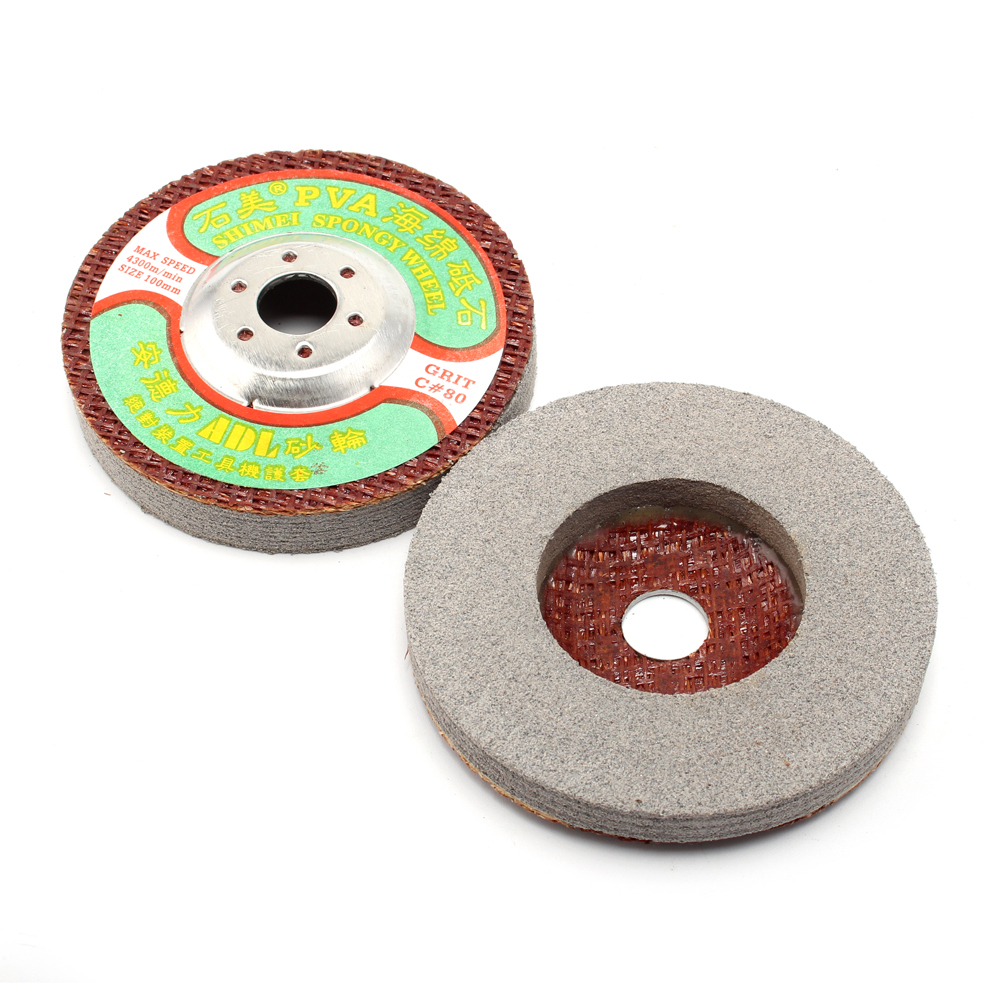 4Inch 600 Grit Marble Polishing Wheel Sanding Abrasive Buffing Grinder 5Pcs
