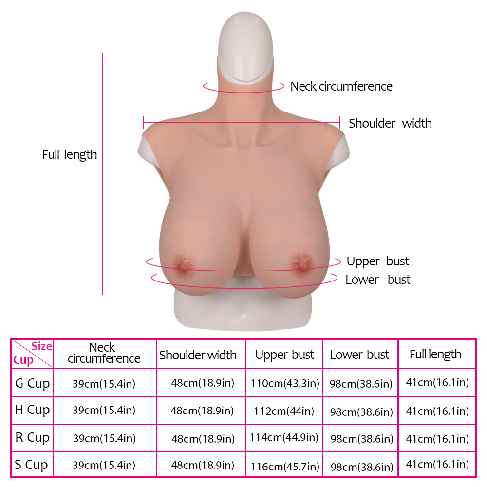 Handmade Slcone Breast Form: Z Cup Slk Cotton Flled Cosplay - View #5