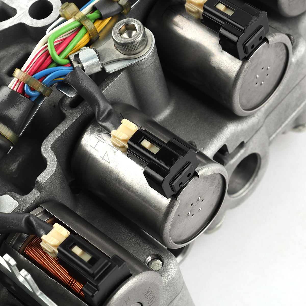 OEM Genuine Nissan RE0F11A JF015E CVT Valve Body – Sentra, Versa, 31705-X428E, Solenoids Included
