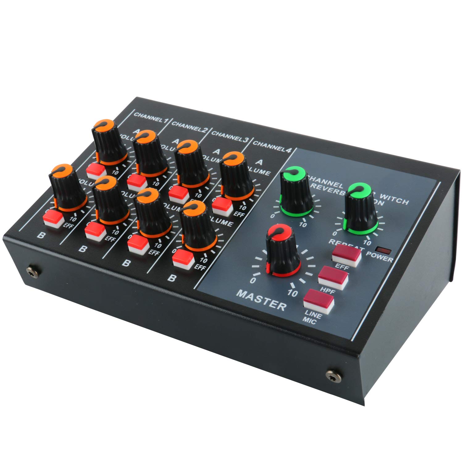 8 Channel Microphone Mono Stereo Audio Mixer Home Karaoke Sound Mixing