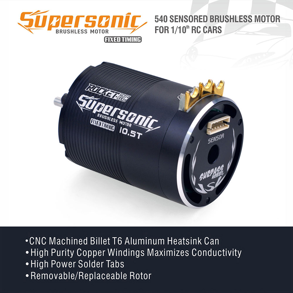 L*H様 ROCKET RC THUNDER 540 & ESCセット Surpass Hobby Rocket 540 Sensored Brushless Motor | Surpass
