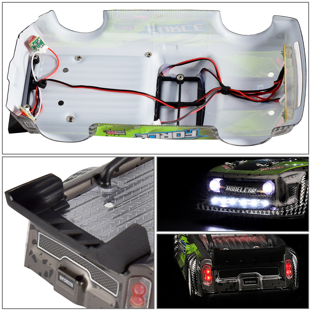 Scocca WLtoys 284131-2047 Verde – Carrozzeria Per RC Drift 1/28 – Ricambio Buggy Crawler