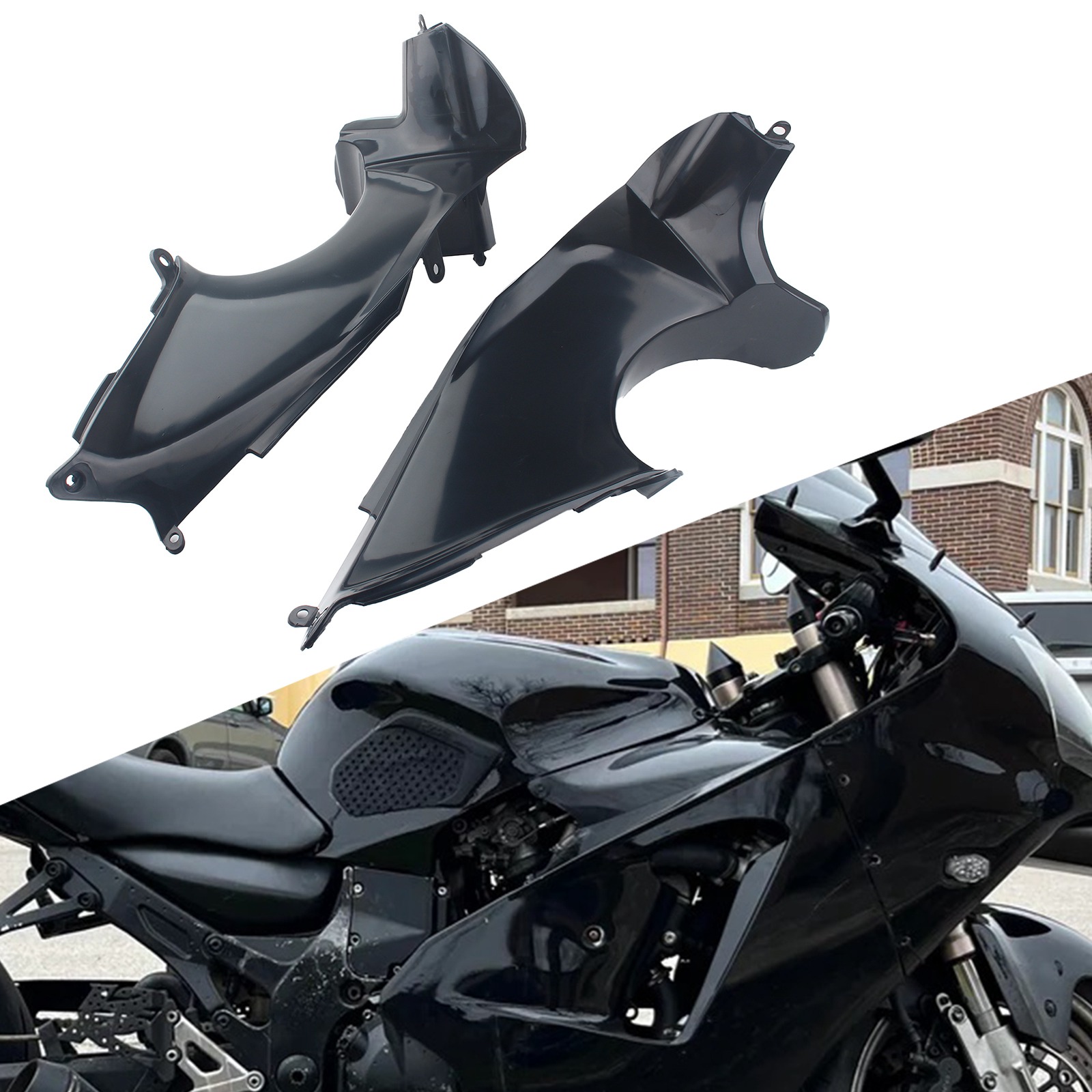 Fit For KAWASAKI ZX-12R 2002-2005 Front Dash Air Intake Ram