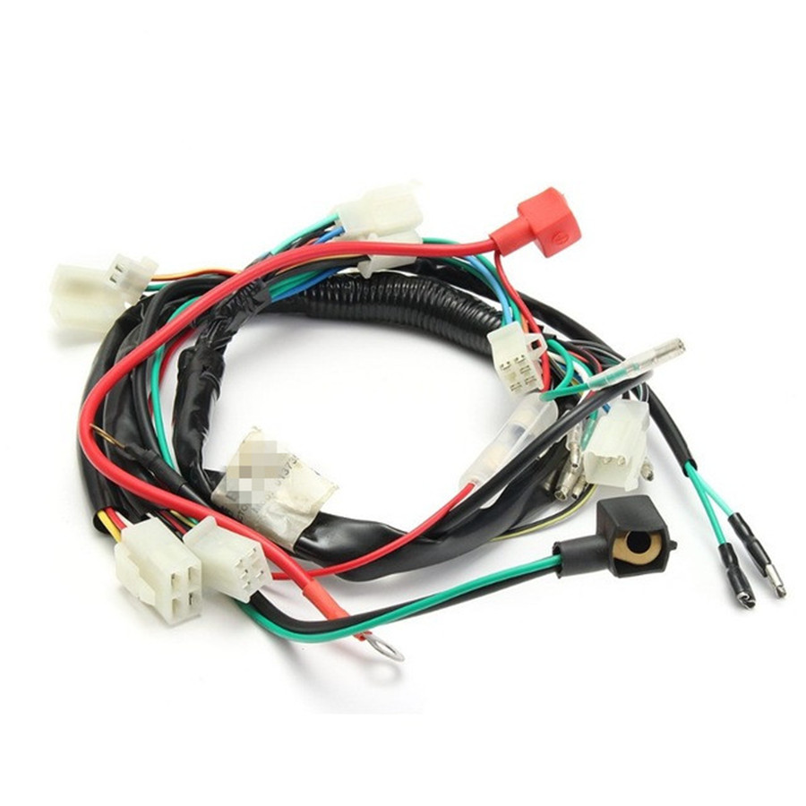 Electric Engine Start Wiring Harness Loom Pit Bike ATV Quad 50 70 90 110 125cc