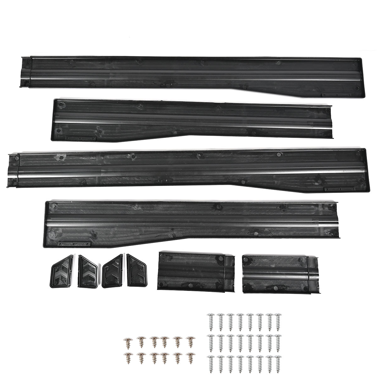 ZSPART Side Skirt ABS Fits for Most Cars Universal Side Skirt Rocker Panel Lip Spoiler Extension Splitter Side Diffuser Body Kits