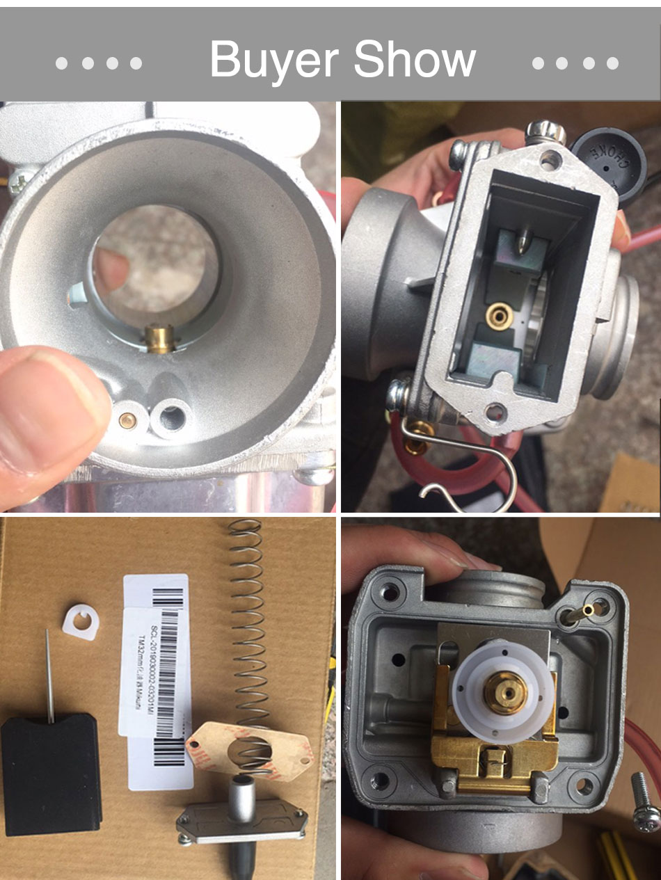 Flatslide Carburetor For MIKUNI 28MM 42-6090 13-5047 TM28FS VM28