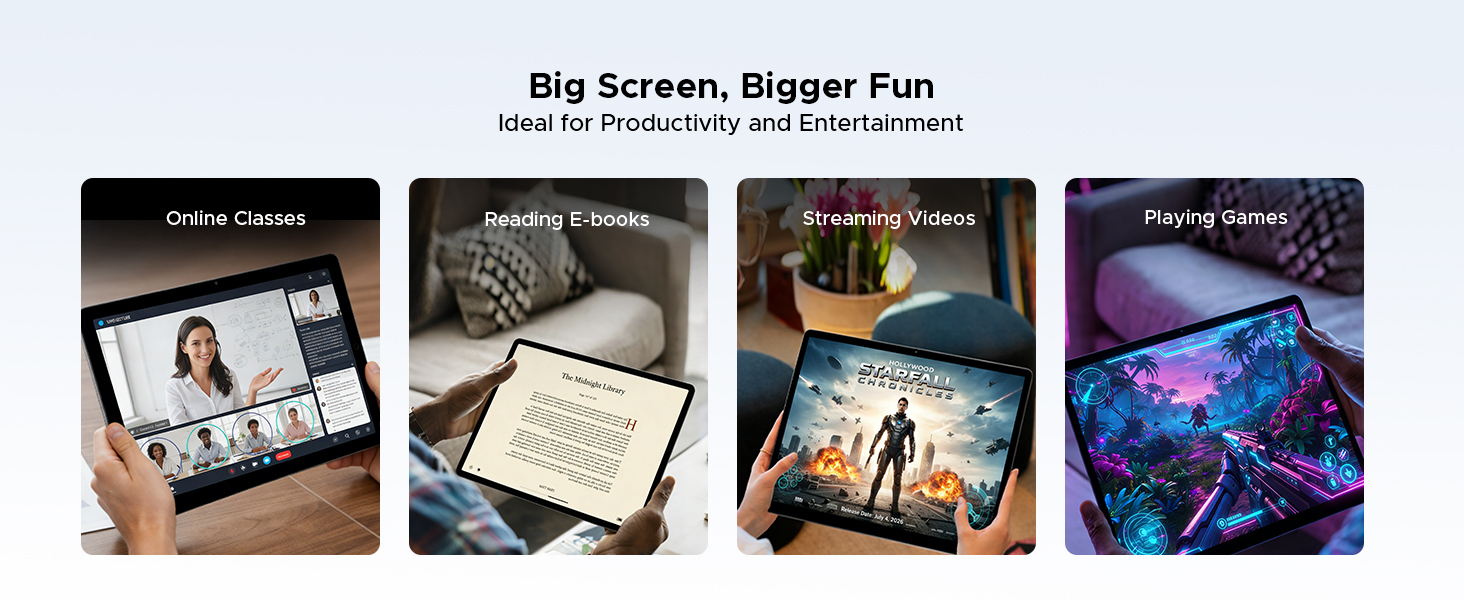 POCKAM P12 Pro Android 16 Tablet 12 inch Tablet 48GB+256GB