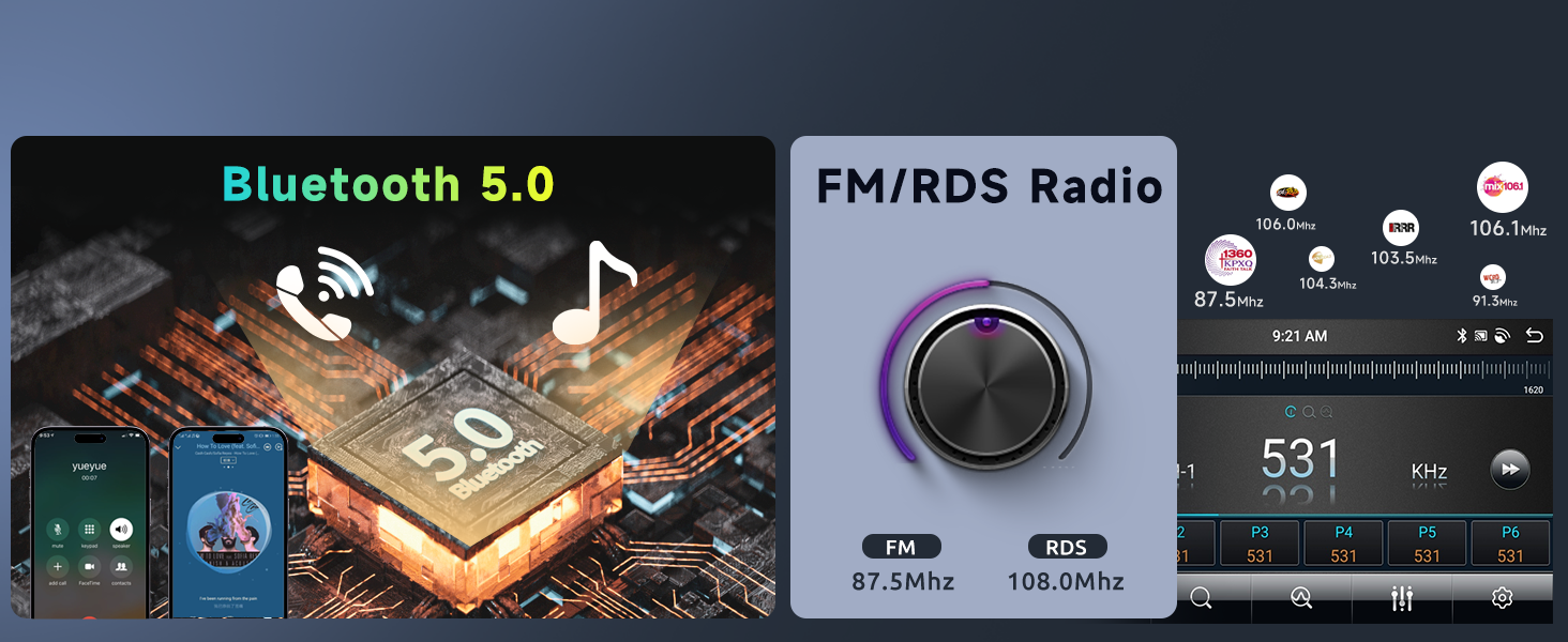Bluetooth & FM/RDS Radio