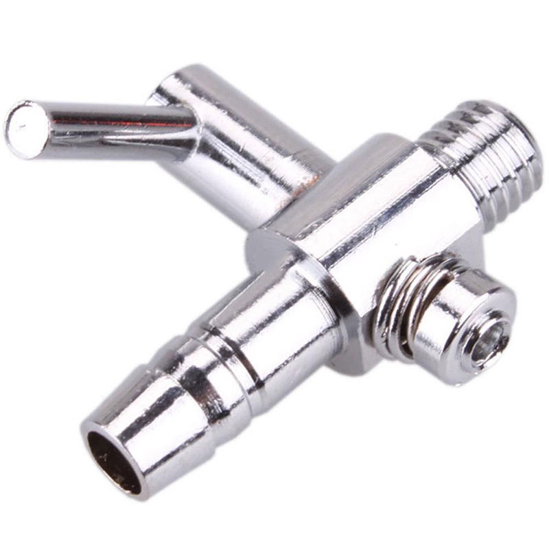 Aquarium Air Flow Distributor Thread Lever Control Valve Stainless ...