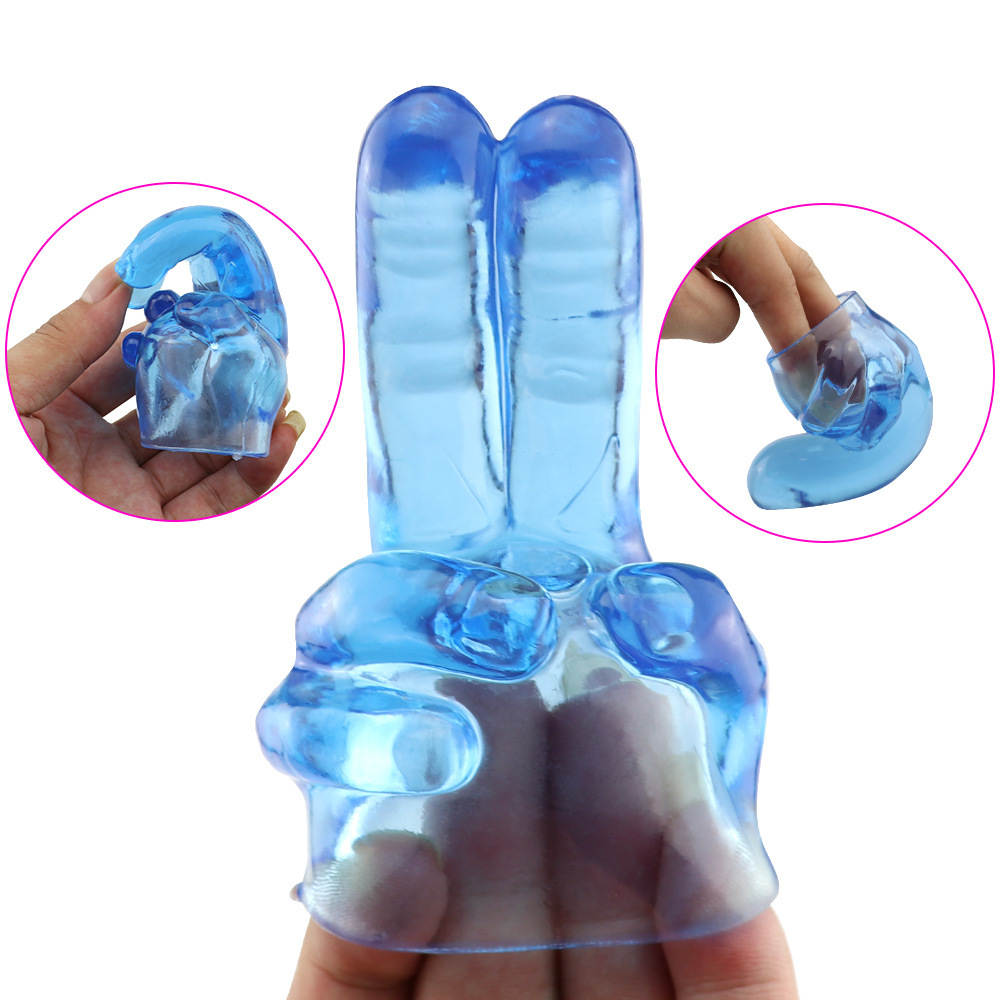 Hitachi Magic Wand Attachment Massage Accessory Finger Shape Headgear