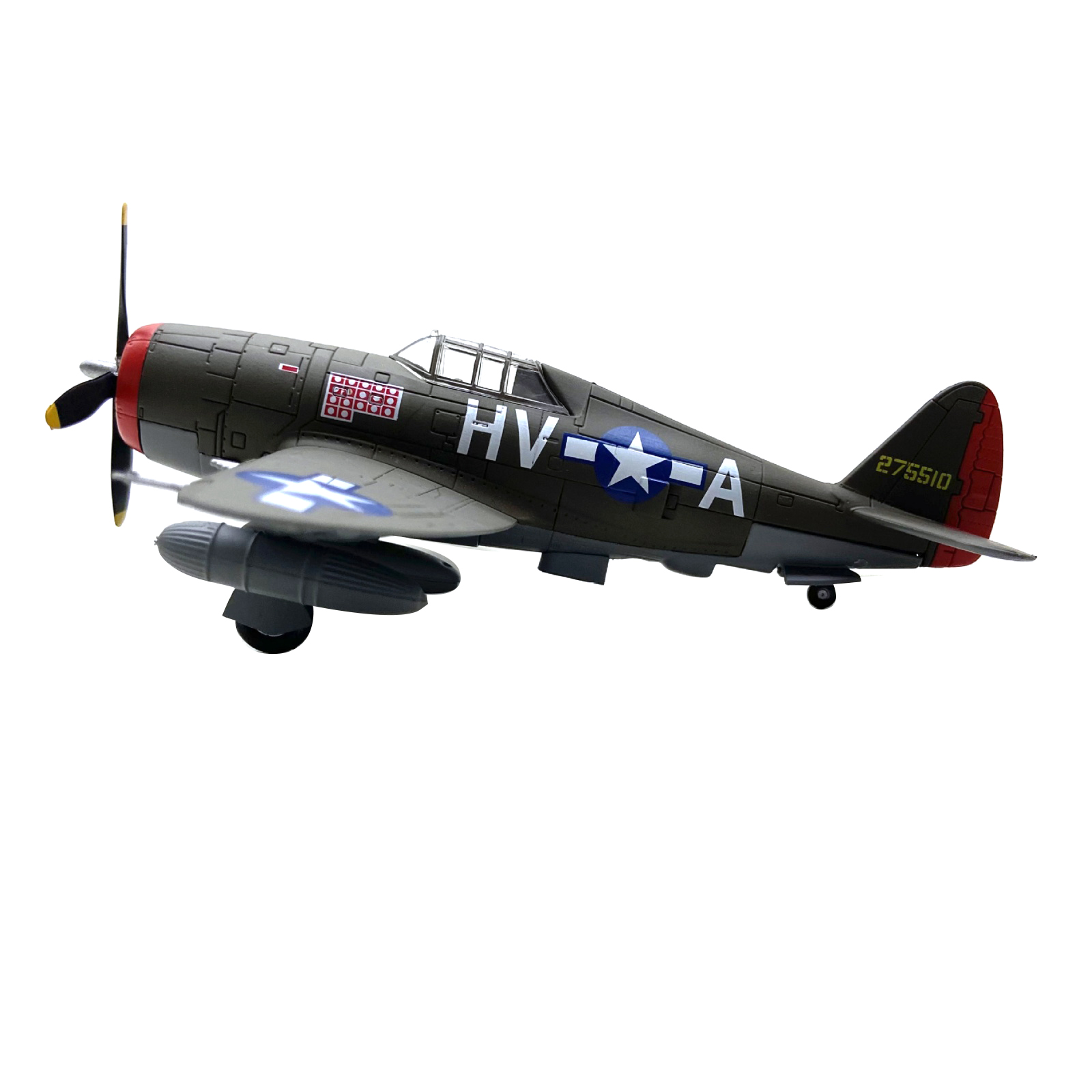 WWII USAAF P-47 Thunderbolt Diecast Model 1:72 15.5cm Alloy