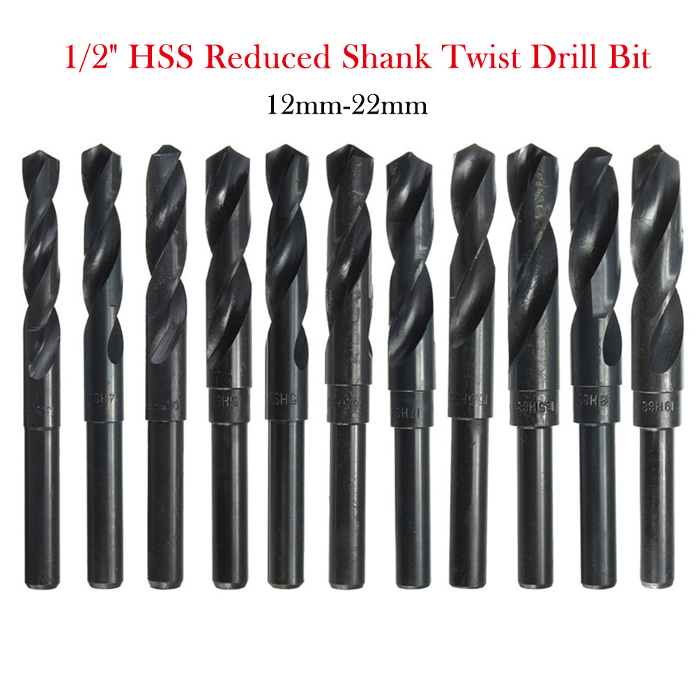 Metal HSS Drill Bits Reduced Shank Drill HSS Bit 13.5-20mm Steel Wood Machining