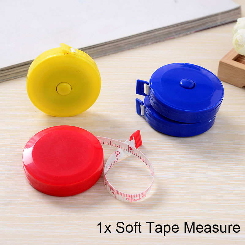 Retractable 1.5m Soft Tape Measure 60inch//150cm for Dress Makers and Tailors