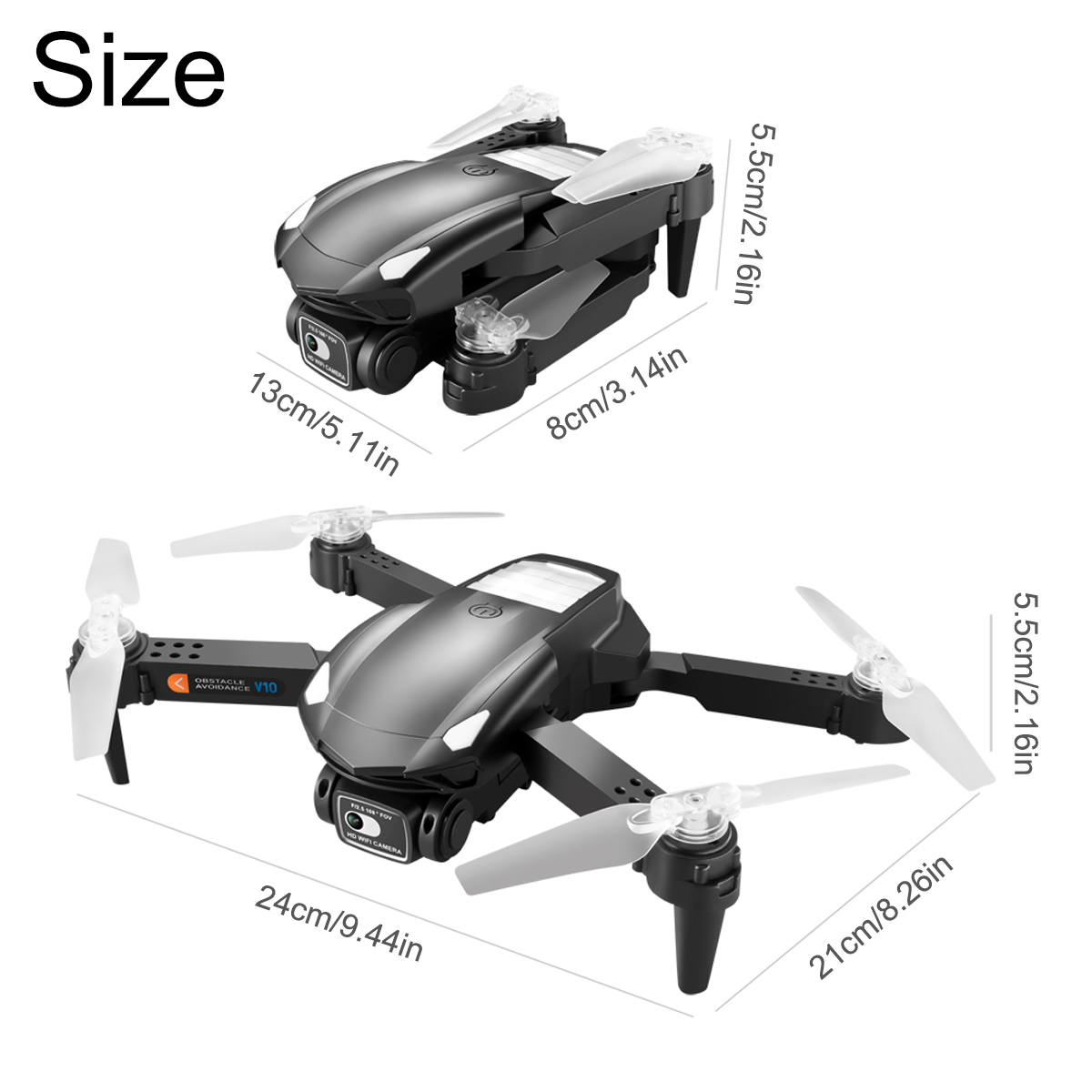 E99 PRO RC Drone With 4K HD Dual Camera, WiFi FPV, 5 Batteries & Gesture Selfie – Ready To Fly!