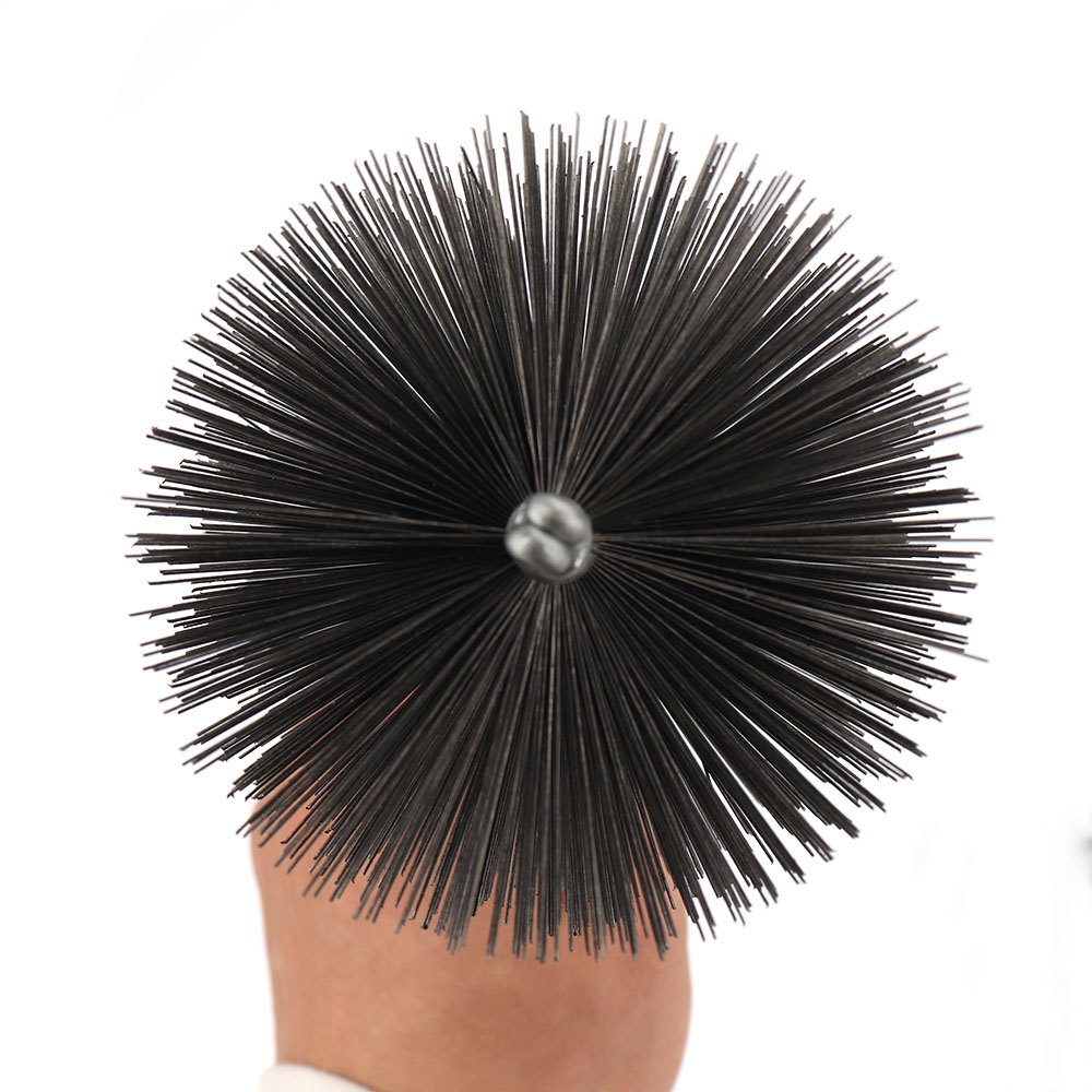 18-75mm Steel Wire Pipe Cleaning Brush For Rotary Tools – Small, Long, Round