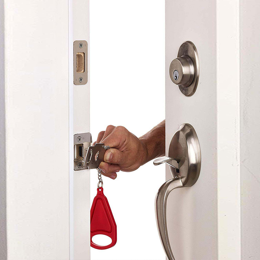 Easy Install Privacy Security Door Lock Apartment Portable Safety