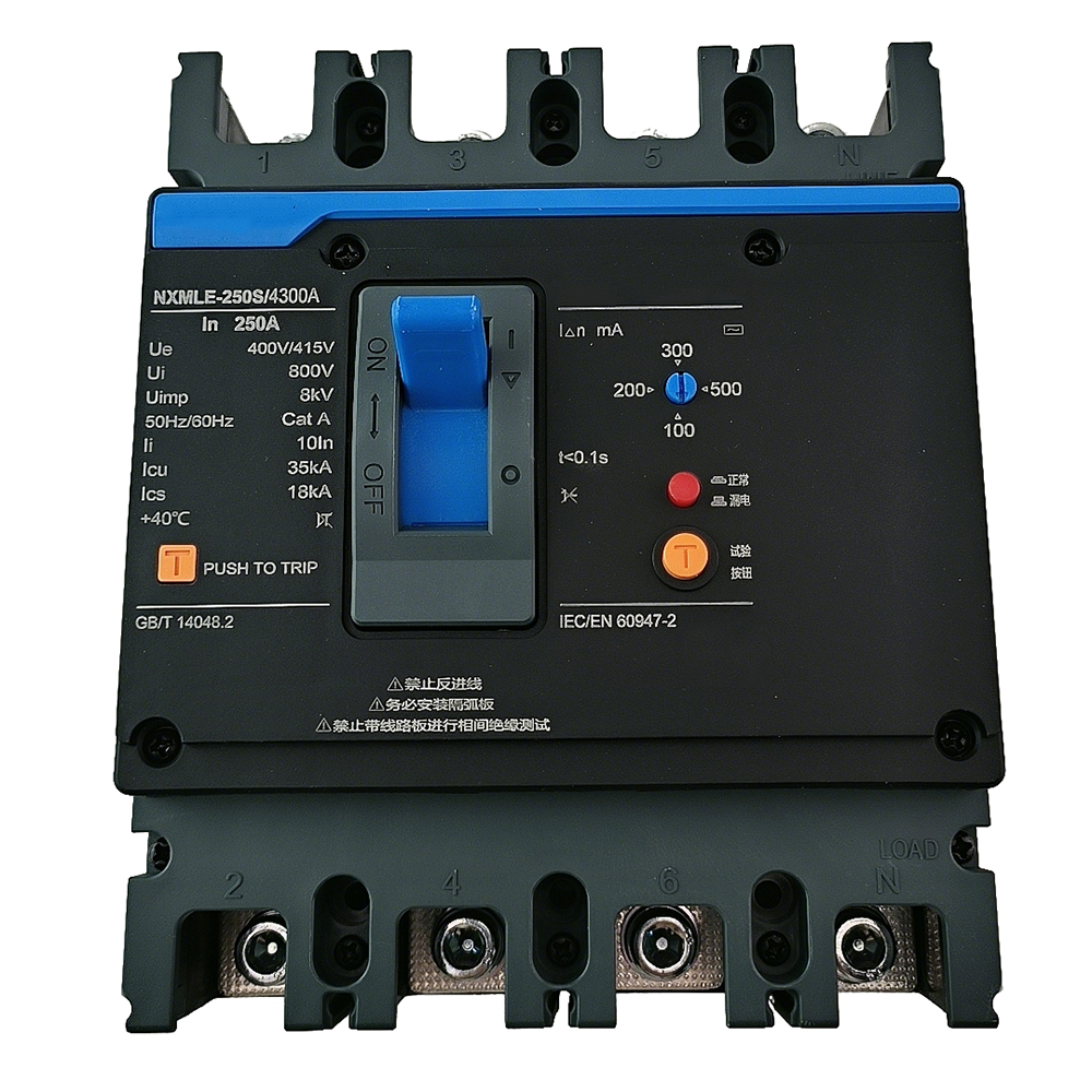 250A 4 pole For CHINT NXMLE-250S/4300A Molded Case Circuit Breaker