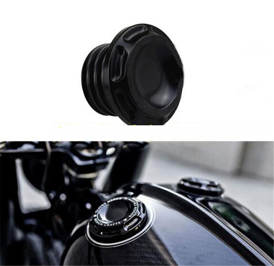 CNC Aluminum Fuel Gas Tank Cap For Harley Sportster Dyna Touring