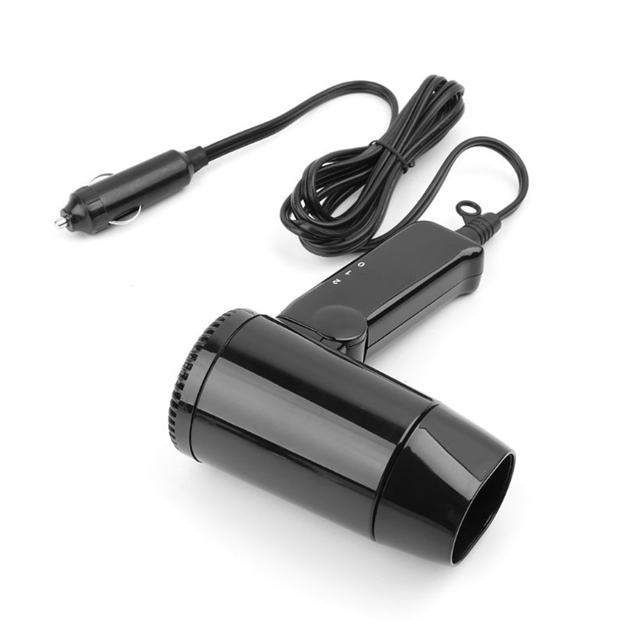 cigarette lighter in dryer Portable 12V Car Hair Dryer Window Defroster Cigarette Lighter Plug Hot &  Cold