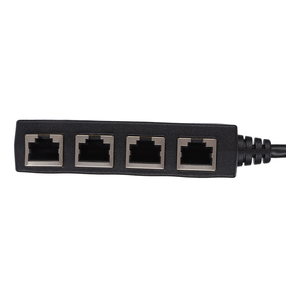 Ryra 4 en 1 Rj45 LAN Connecteur Ethernet Réseau Splitter