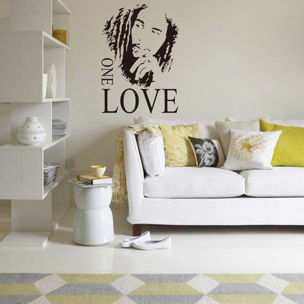 Removable Decal Room Wall Sticker Bob Marley Super Star Mural Removable Decal Room Wall Sticker Bob Marley Super Star Mural Vinyl Art Decor