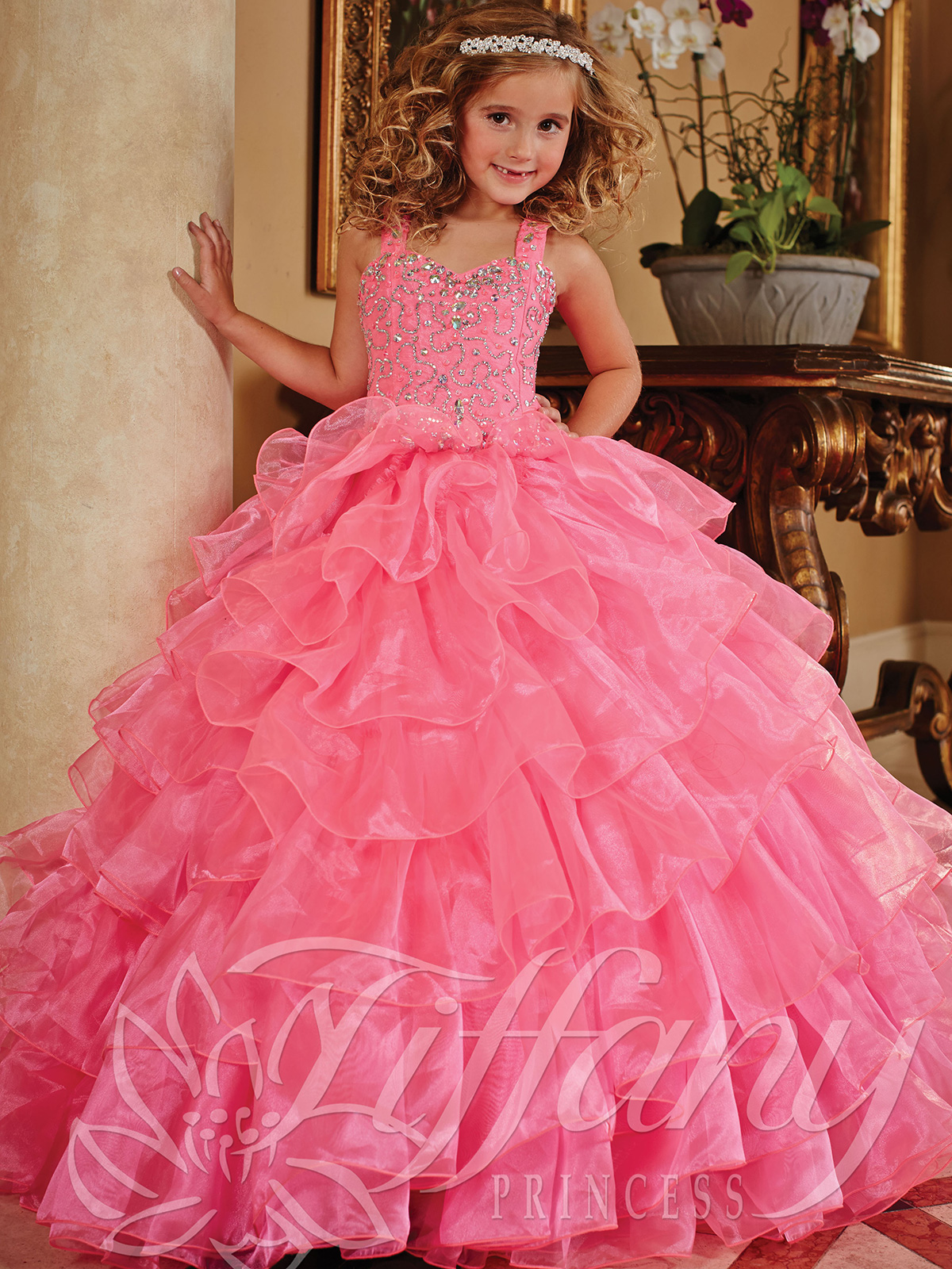 Girl Kids Pageant Dress Princess Party Prom Ball Gowns Dresses Formal ...