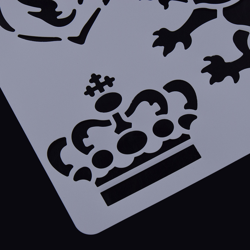 Various Spray Painted Stencils Template Wall Decor Drawing DIY Reusable