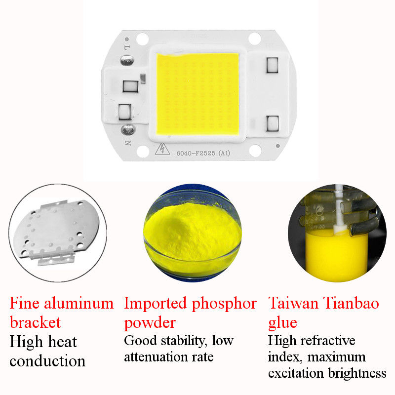 high luminance 50w white full spectrum